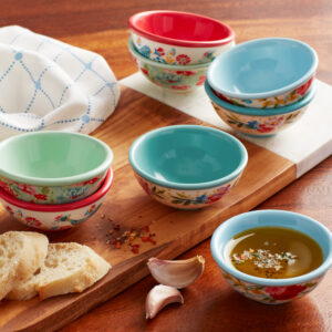 The Pioneer Woman Floral Medley 3.1-Inch Dip Bowls, 8-Pack